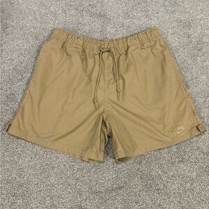 Nike Men’s Cotton Beige Casual Shorts